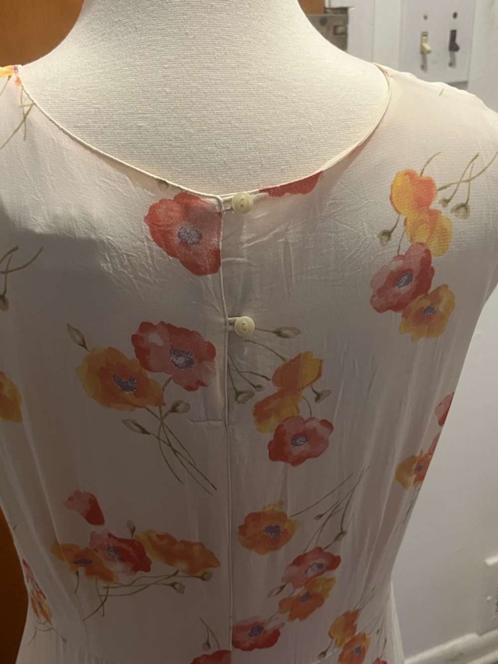 Eddie Bauer Women's Sleeveless Maxi Sundress Floral Print Size 14. EUC Summer - Picture 6 of 8